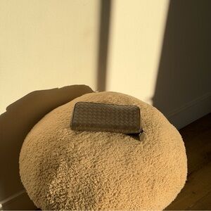 Bottega Veneta Brown Woven Wallet